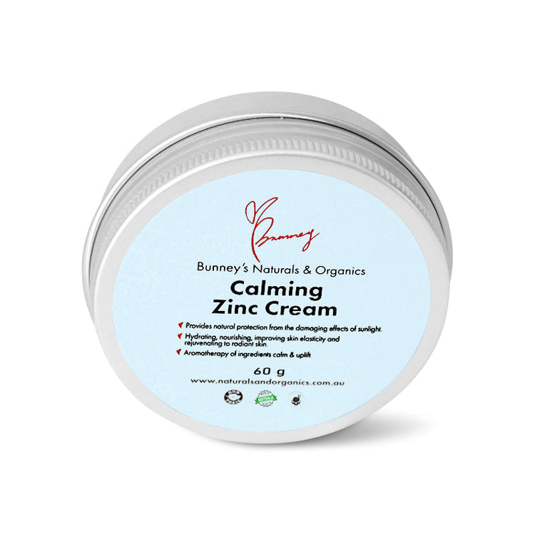 Bunney's Naturals & Organics Calming Zinc Cream Vertical Stand