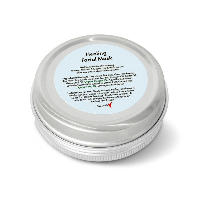 Healing Facial Mask - Bunney’s Naturals & Organics