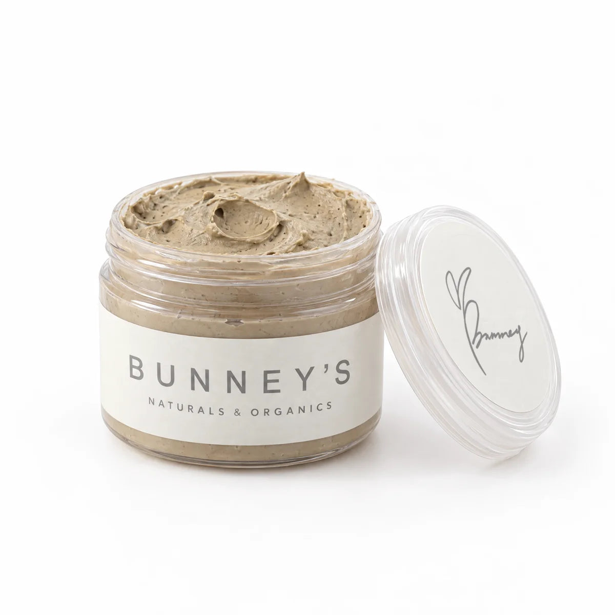 Healing Facial Mask - Bunney’s Naturals &amp; Organics Jar Open